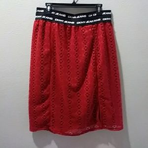 Red and black skirt size 2X
